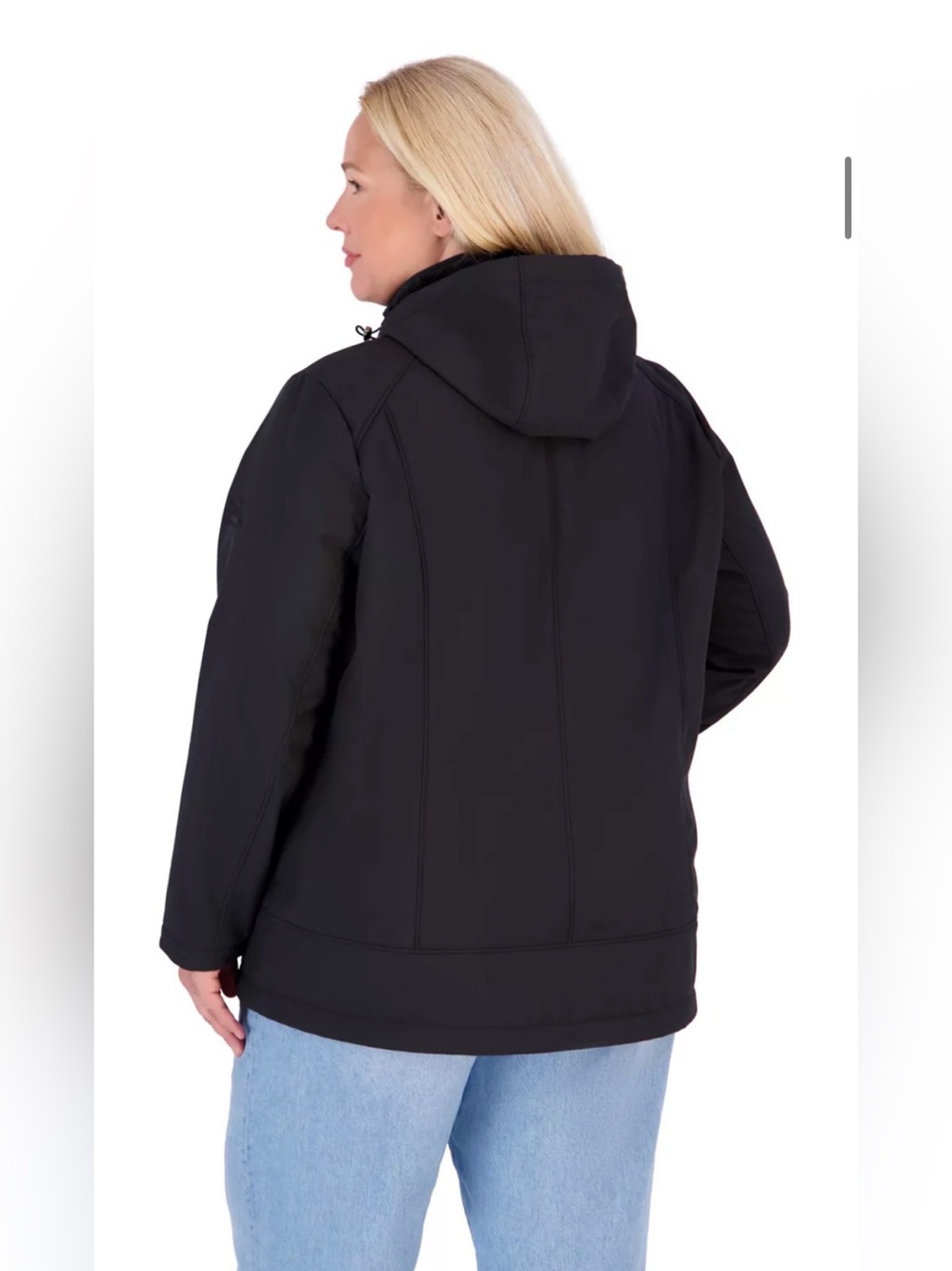 ZeroXposur Women's Lillian Plush-Lined Soft Shell Jacket Black 2X - Picture 6 of 7